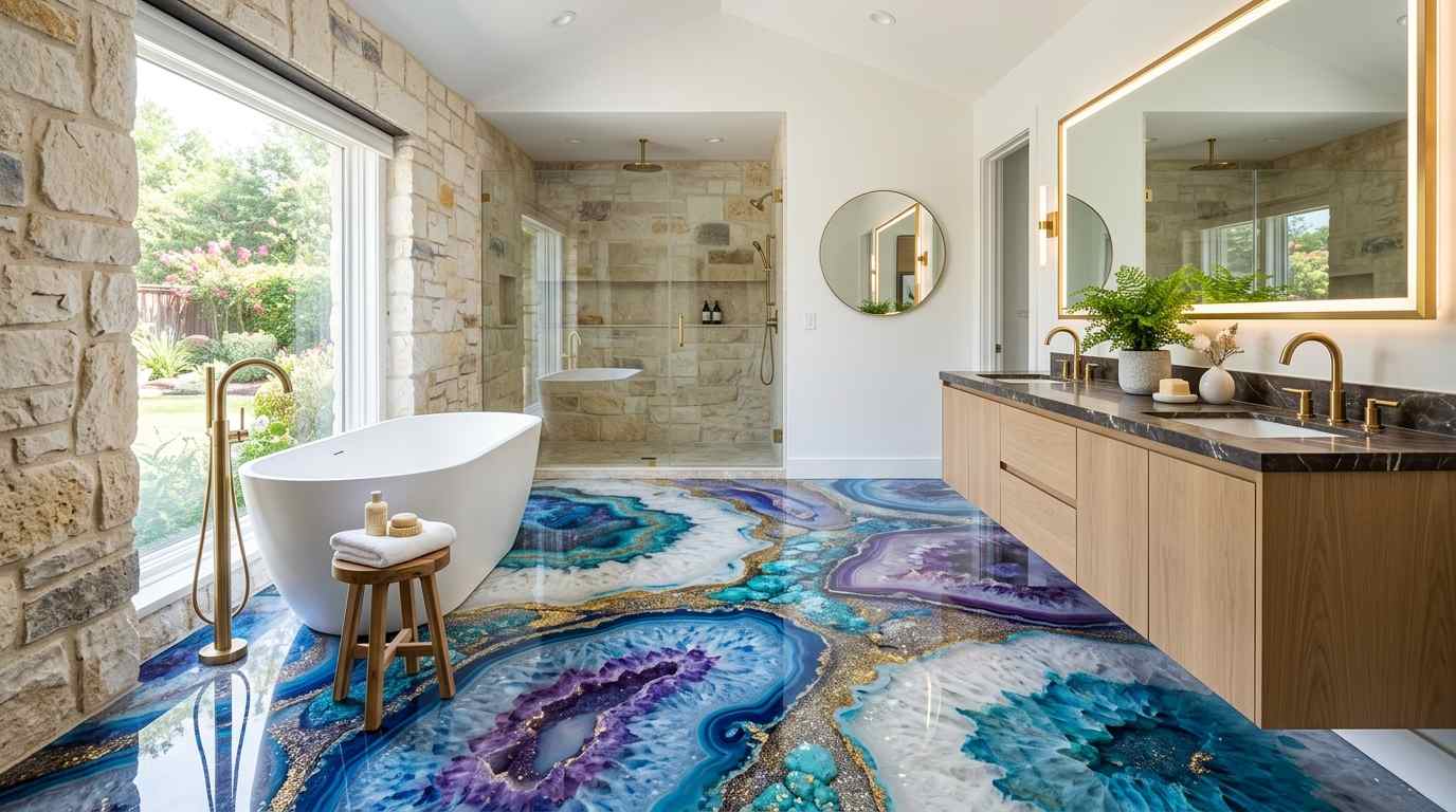 Geode-Inspired Epoxy: