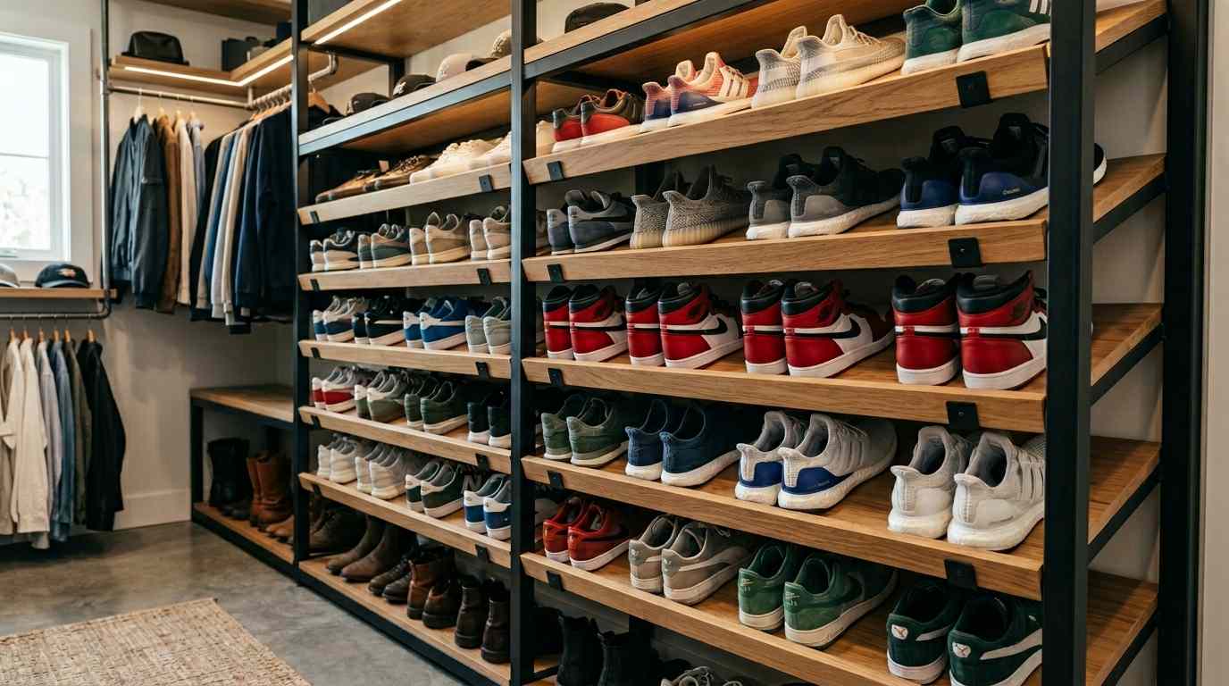  Toe-In Slanted Shelves
