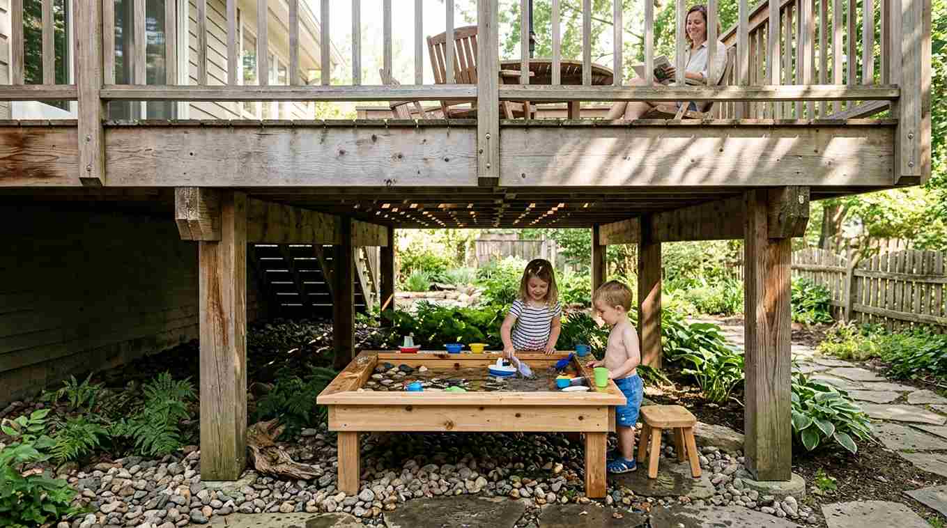 Under-Deck Water Play Station