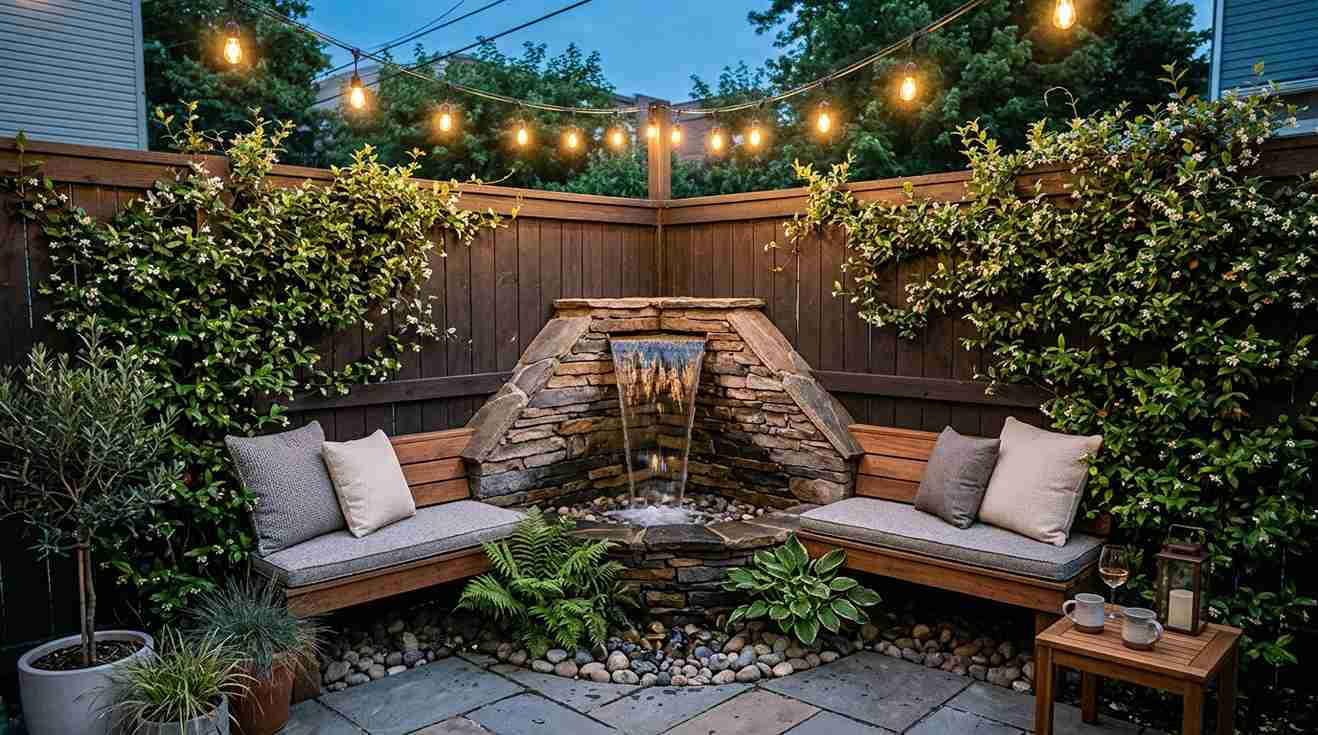 Corner Space Waterfall