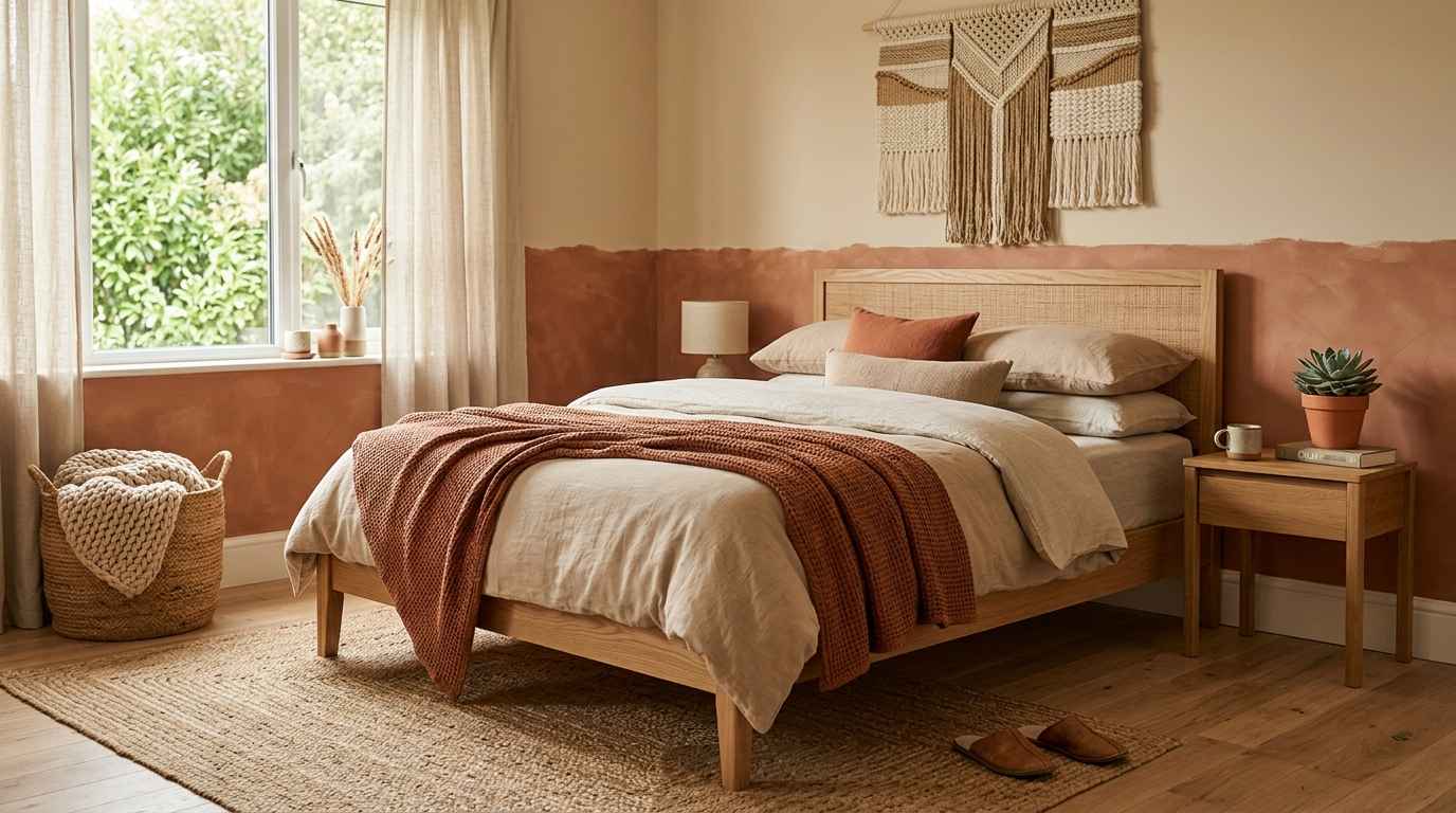 Warm Beige and Terracotta