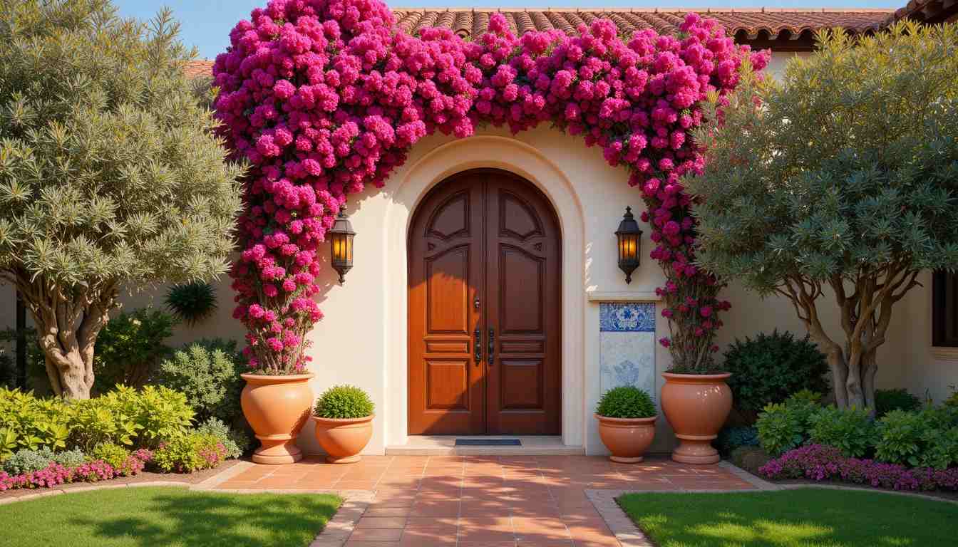  Mediterranean-Style Front Entrance