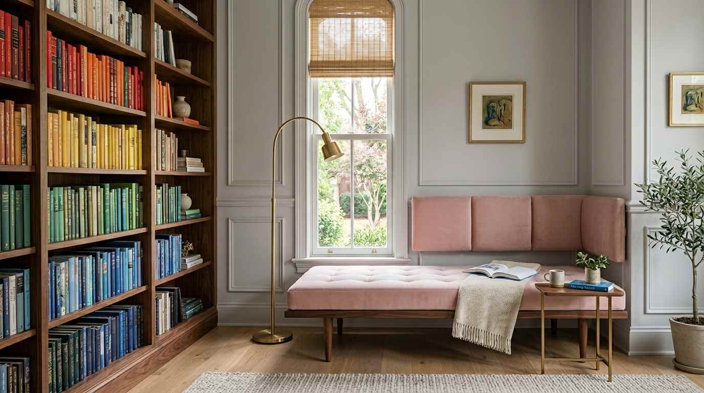  Under-Window Reading Bench
