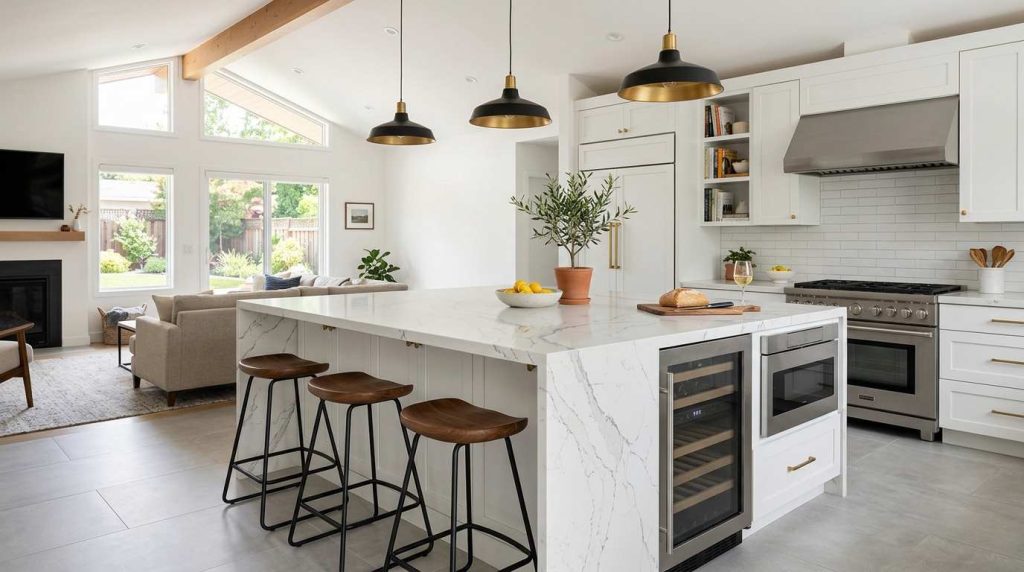 Kitchen Island Breakfast Extension
