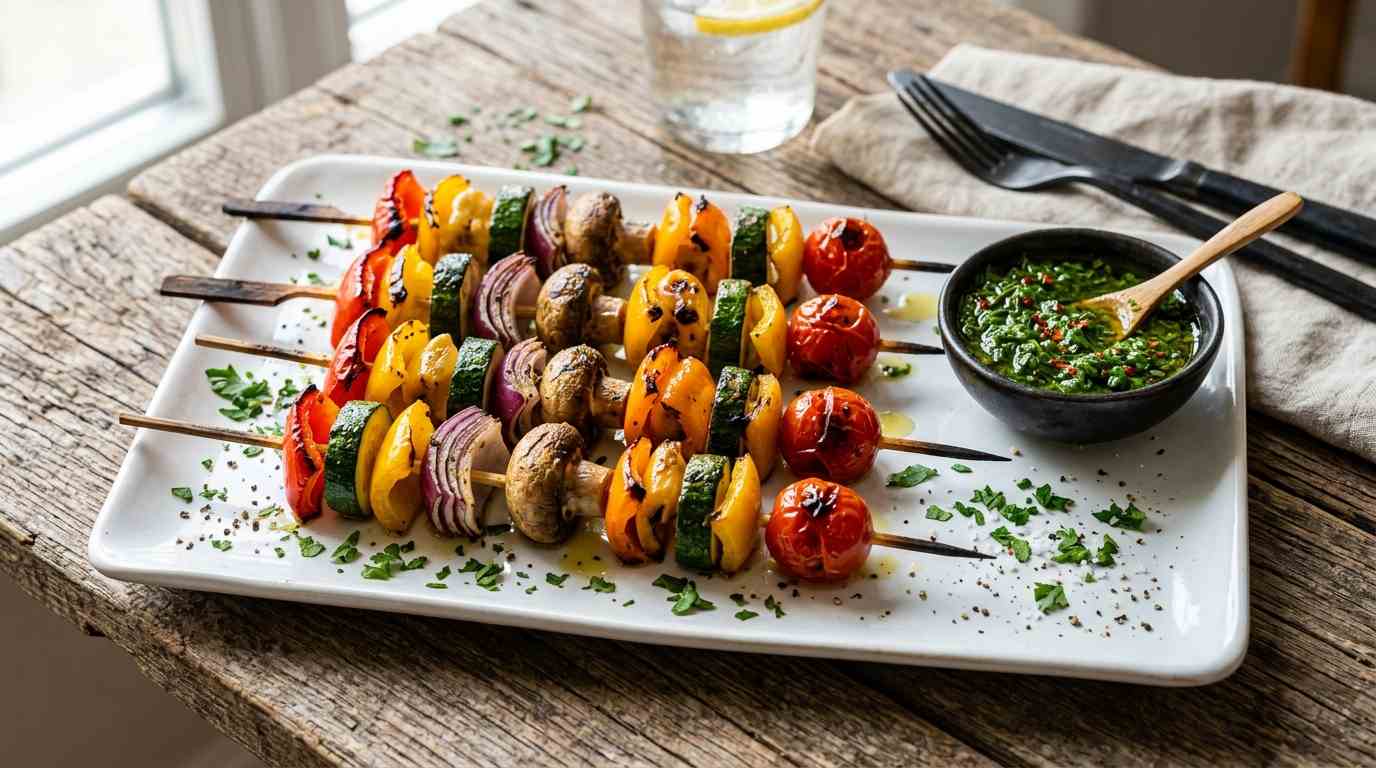BBQ Salmon with Grilled Peaches