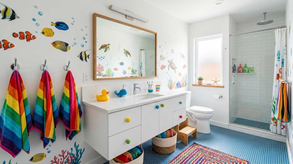 Playful Kids Bathroom Ideas