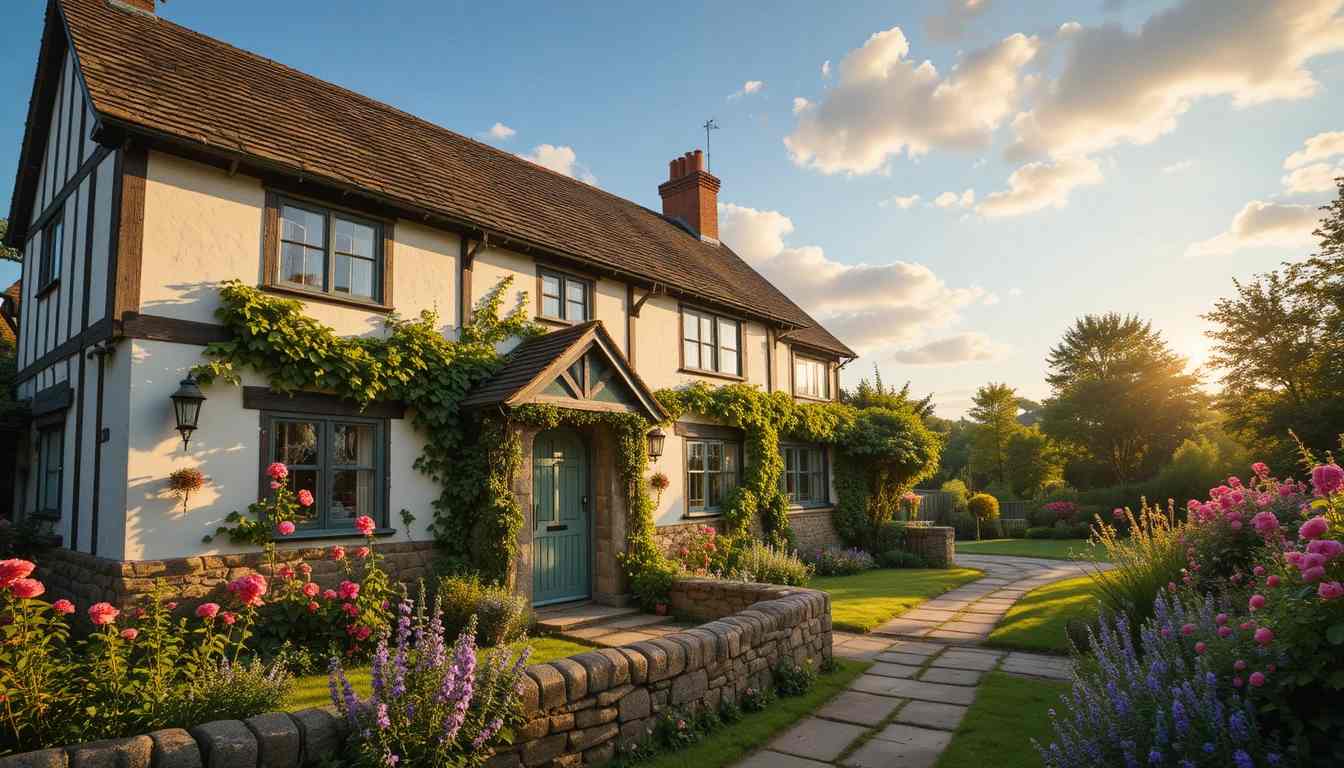 design modern English Cottage house