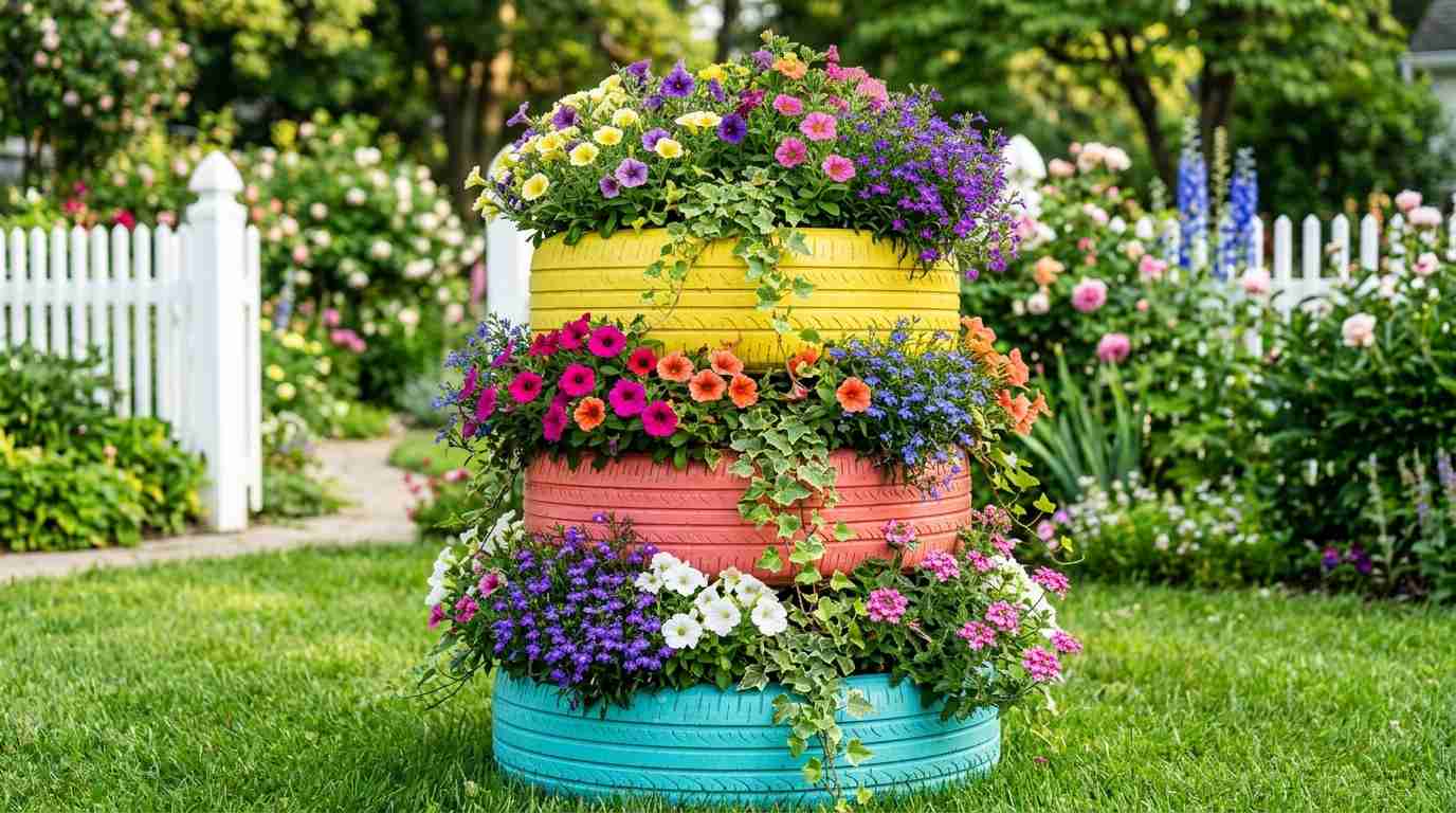 Stunning Tire Planter