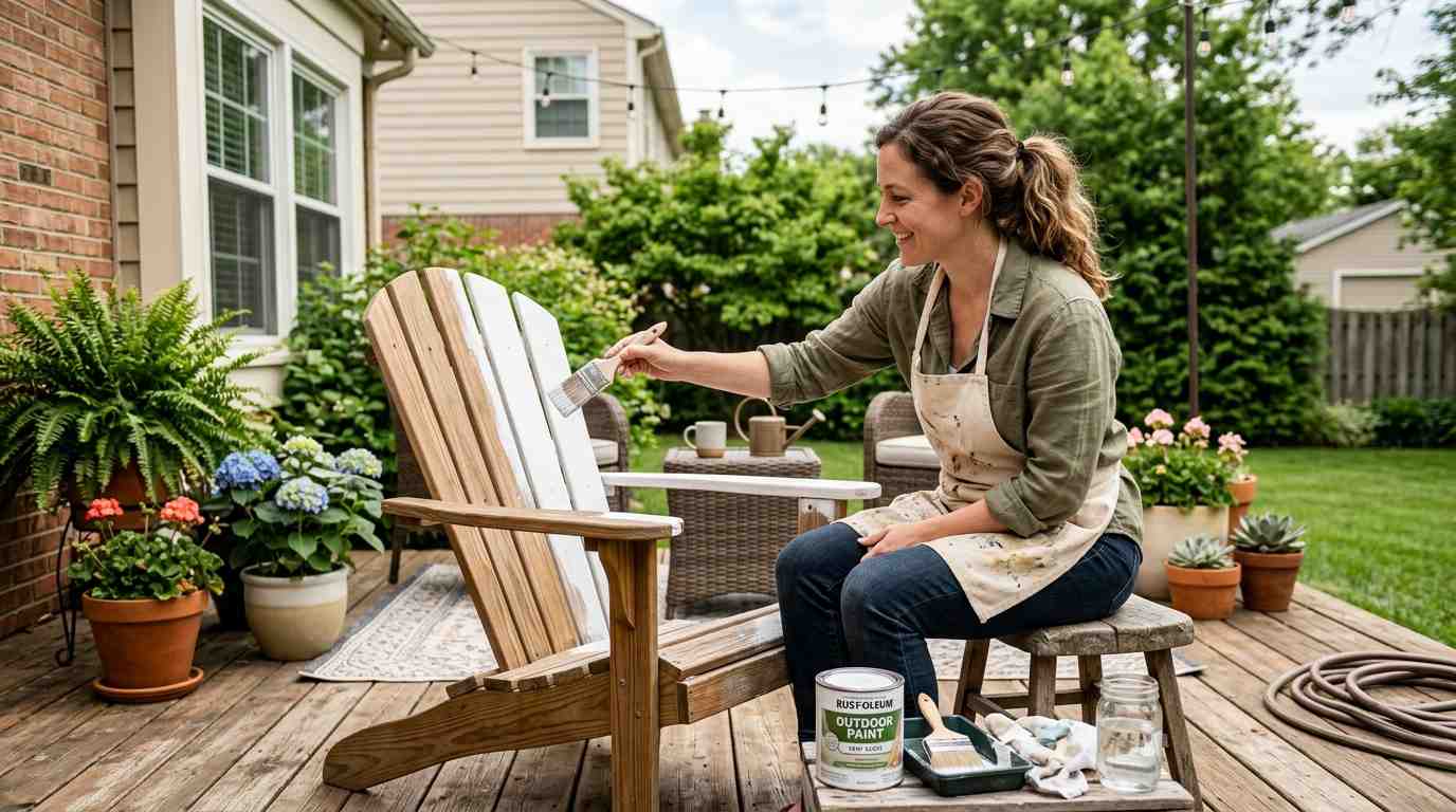 Paint Outdoor Wood Furniture