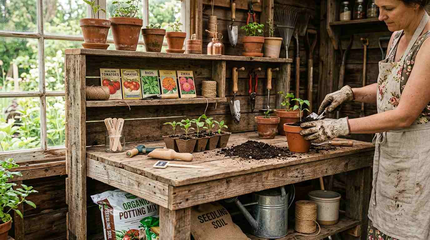  Pallet Potting Bench