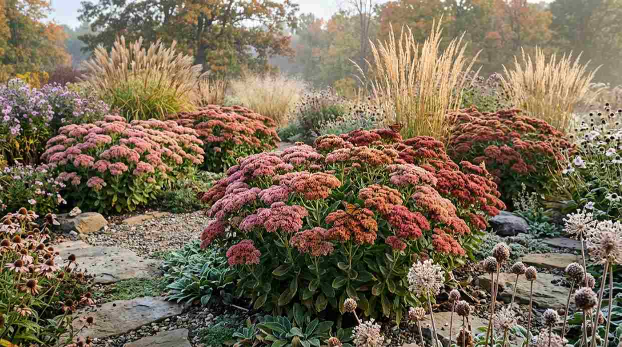 Add Sedum for Autumn Interest and Winter Structure