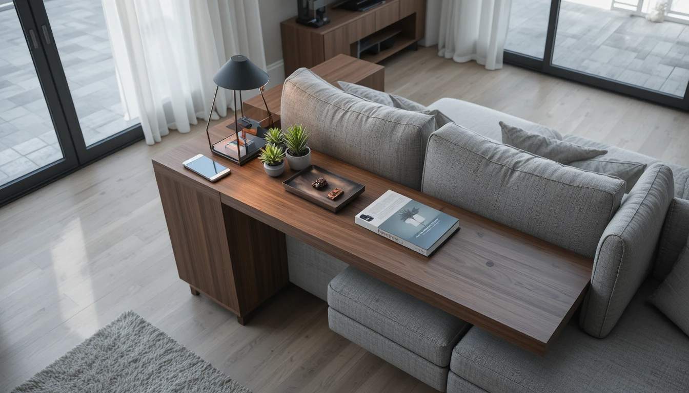 The C-Shaped Sofa Table