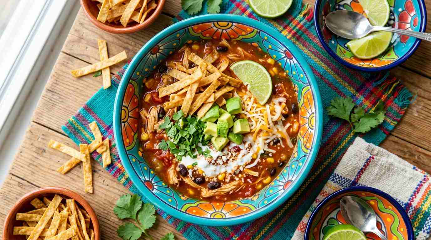 All Day Chicken Tortilla Soup