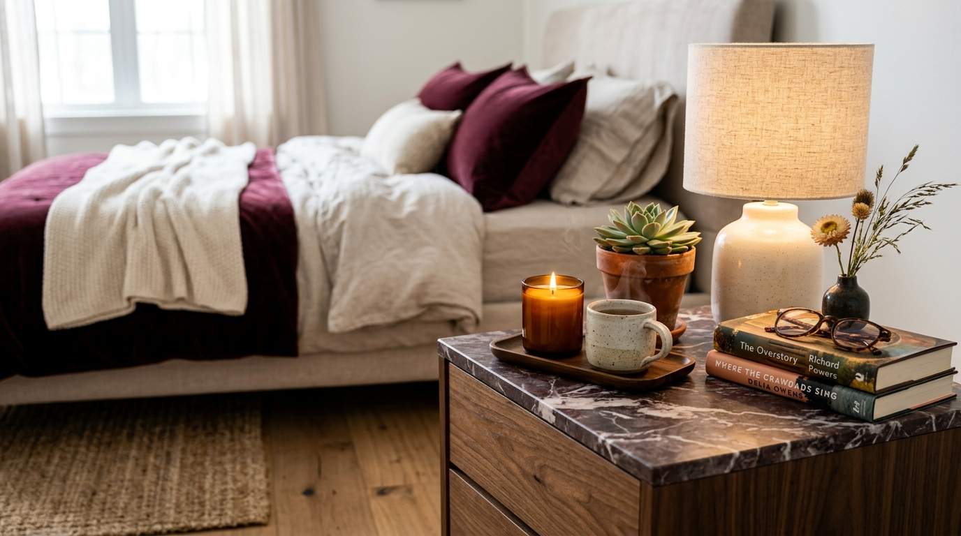 Style your Nightstands for Fall