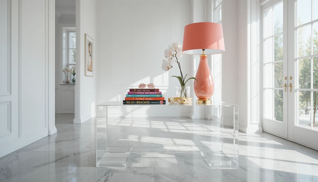 The Acrylic Lucite Console