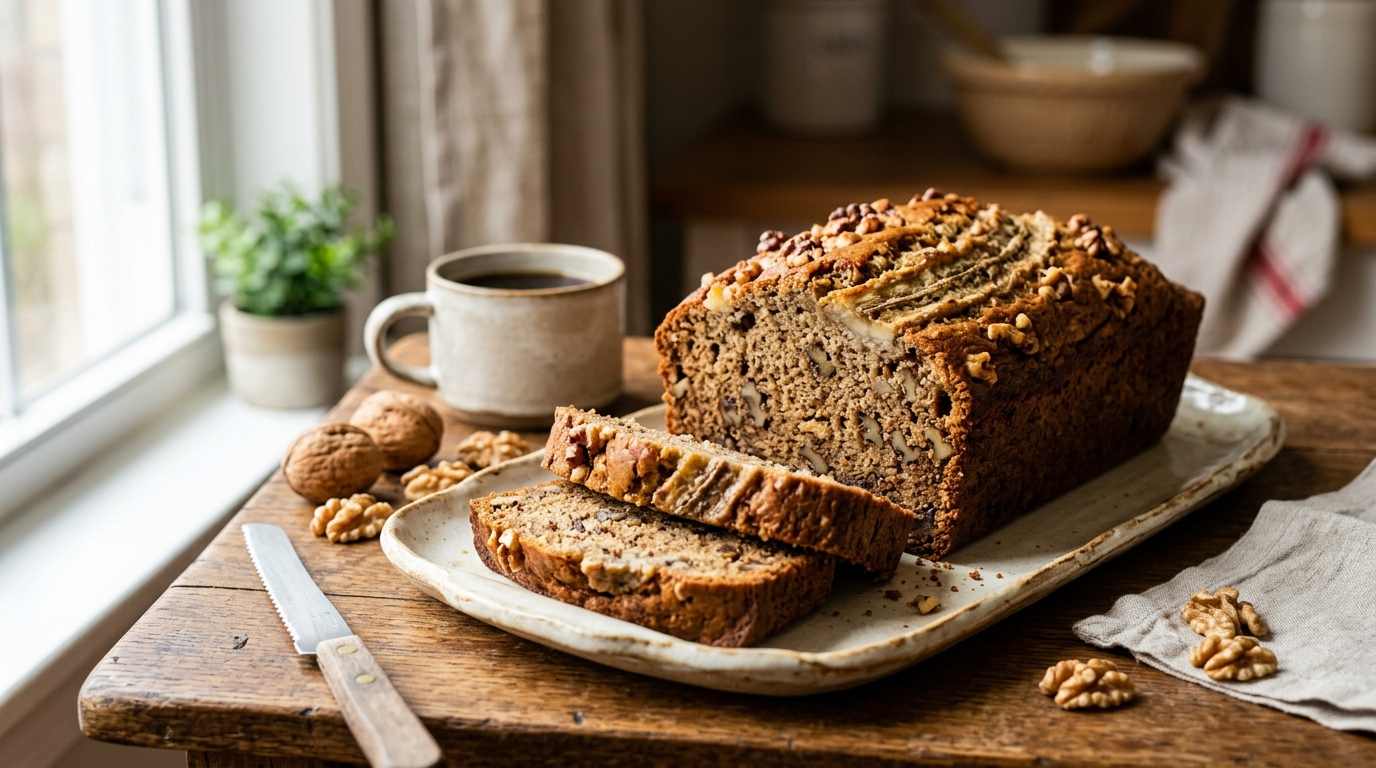 Walnut Banana Bread: