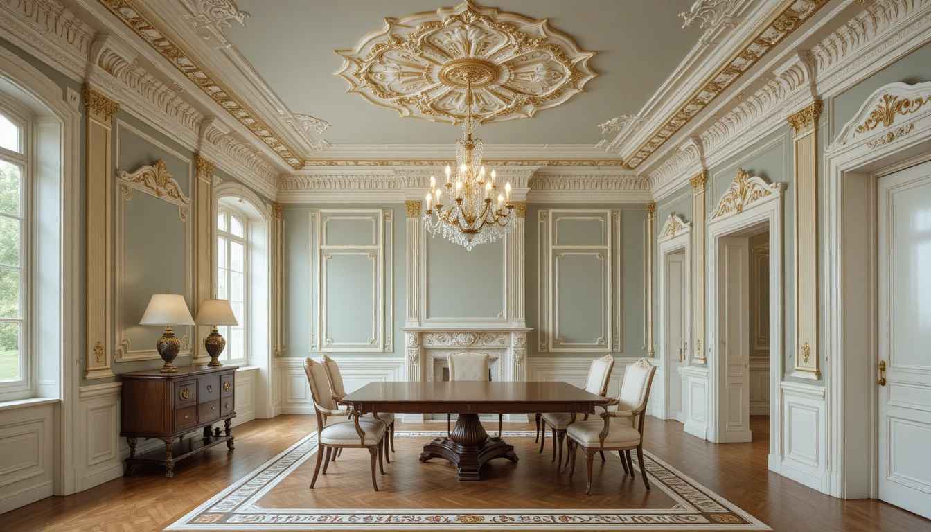 Victorian Ceiling and Architectural Details
