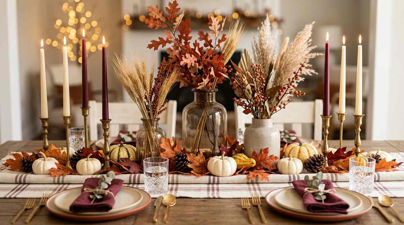 The Harvest Table with Mixed Heights