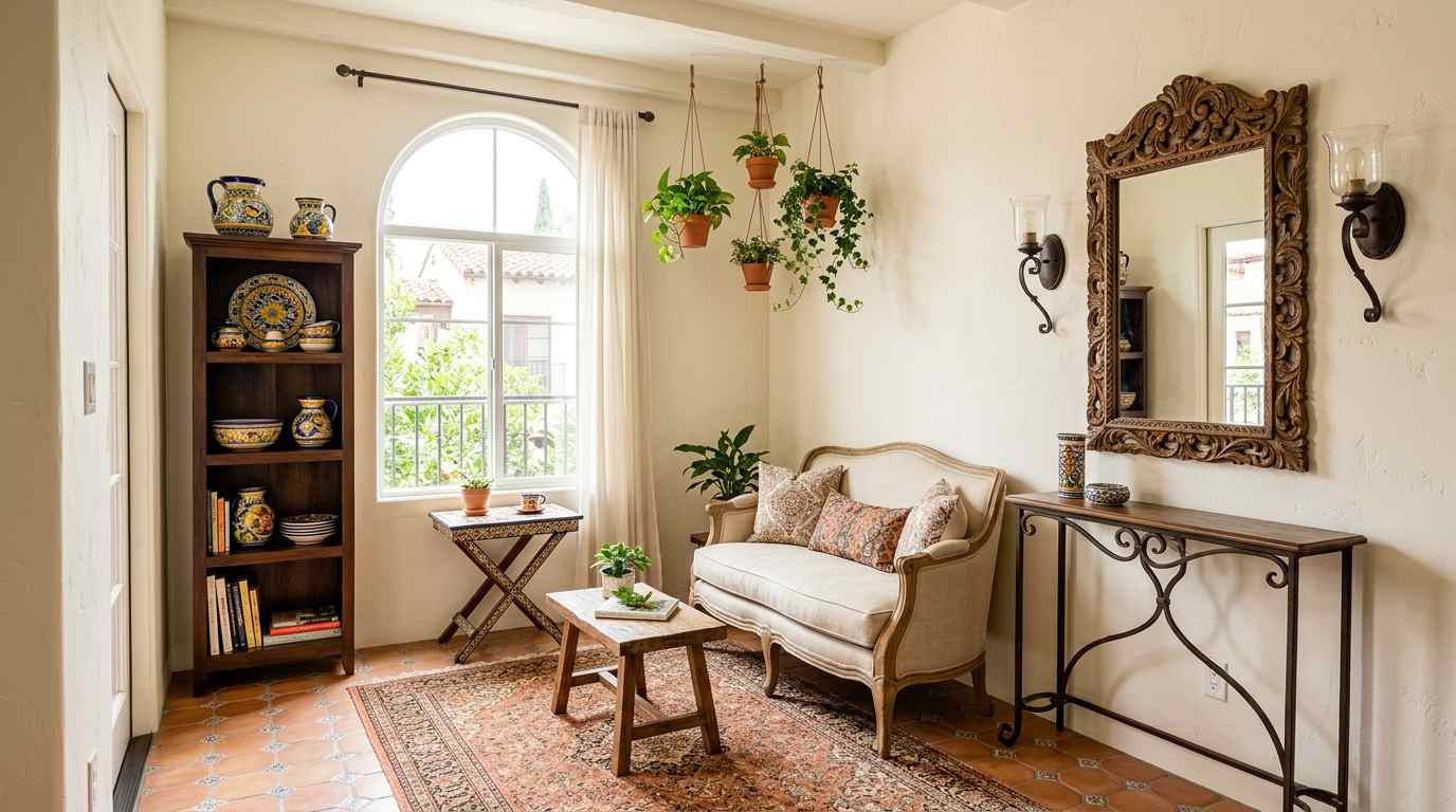 Elegant Spanish Villa Living Space