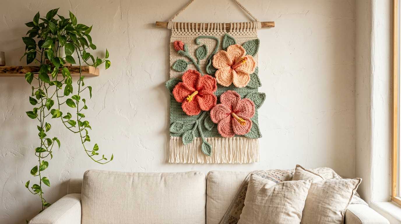 The Crochet or Fabric Flower Statement Piece