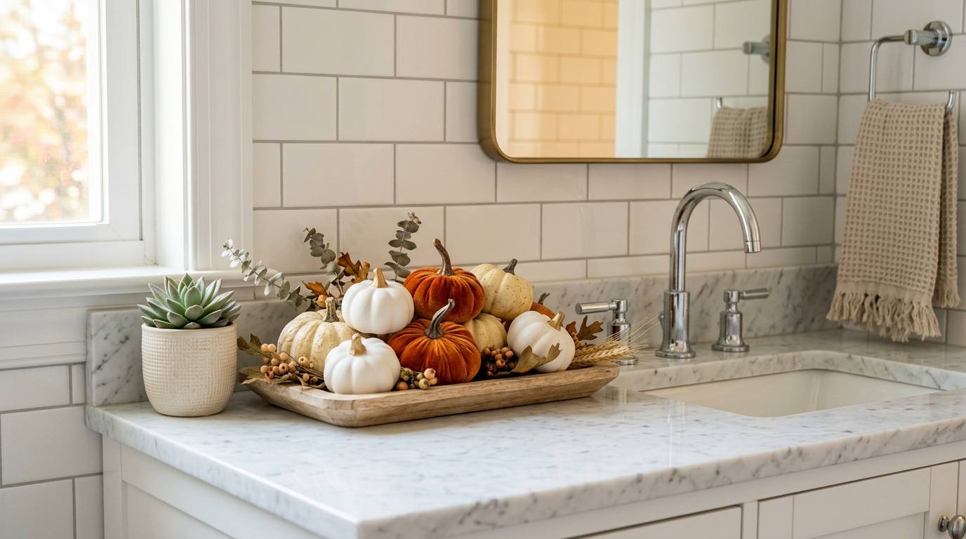 The Classic Pumpkin Patch Bathroom