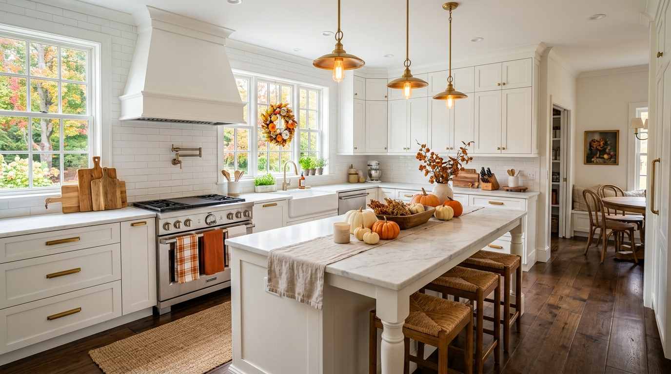 Pumpkin Paradise in Your Kitchen Island