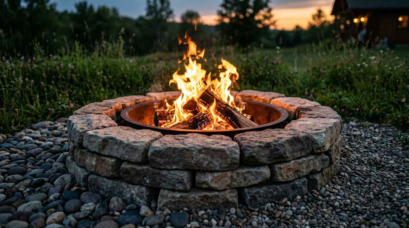 Classic Stone Ring Fire Pit
