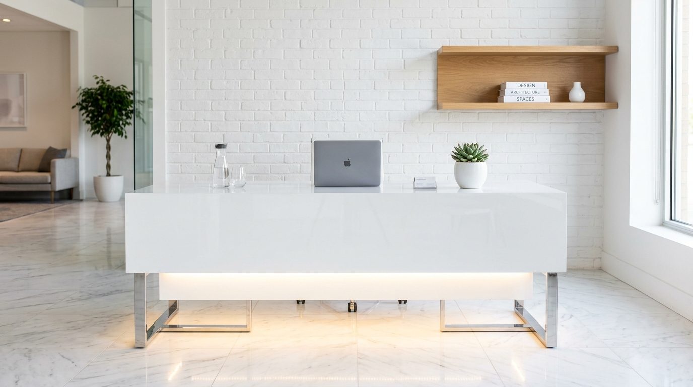 Welcome Desk Minimalist