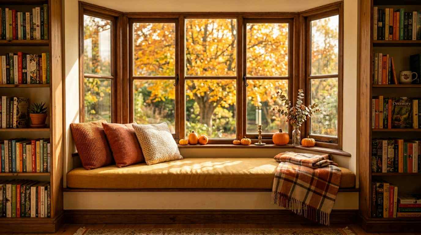 Classic Window Seat Reading Nook