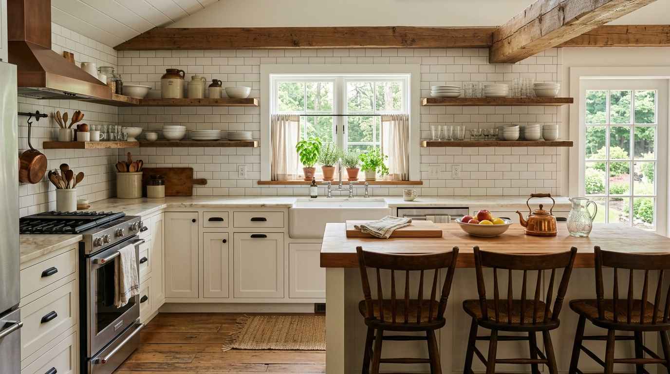 Rustic Kitchen with Modern Functionality