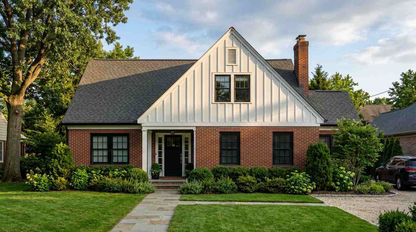 Board & Batten Gable Accent