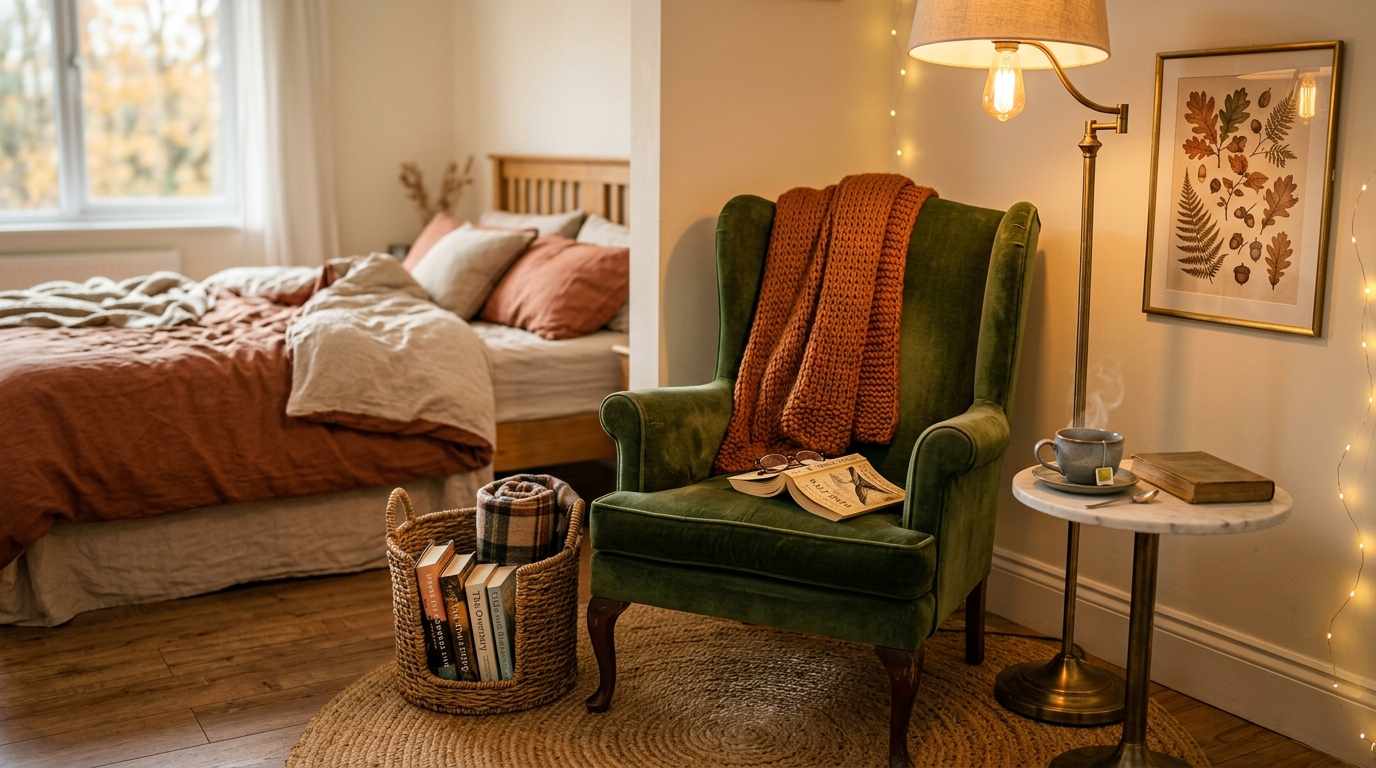 The Bedroom Corner Reading Spot