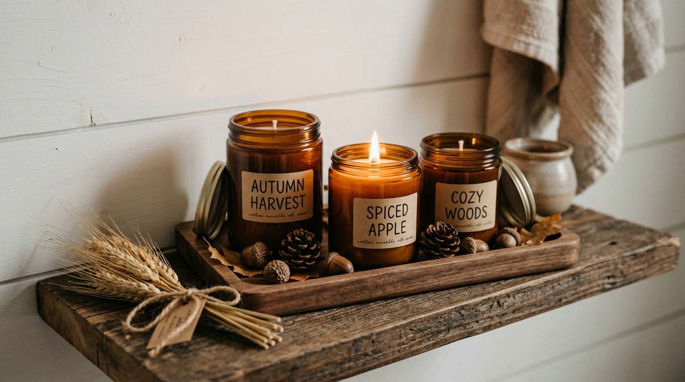 Fall-Scented Candle Corner