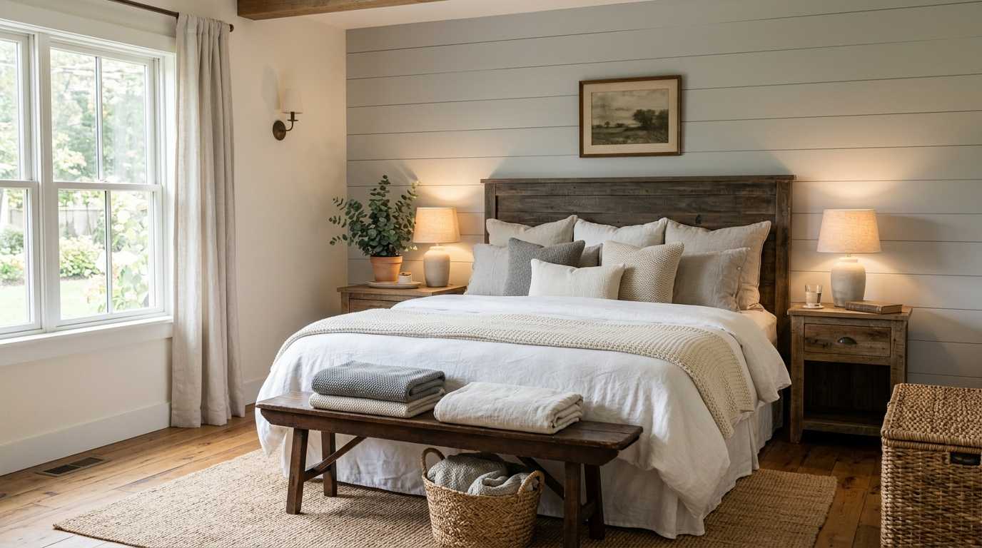 Cozy Farmhouse Bedroom Retreat