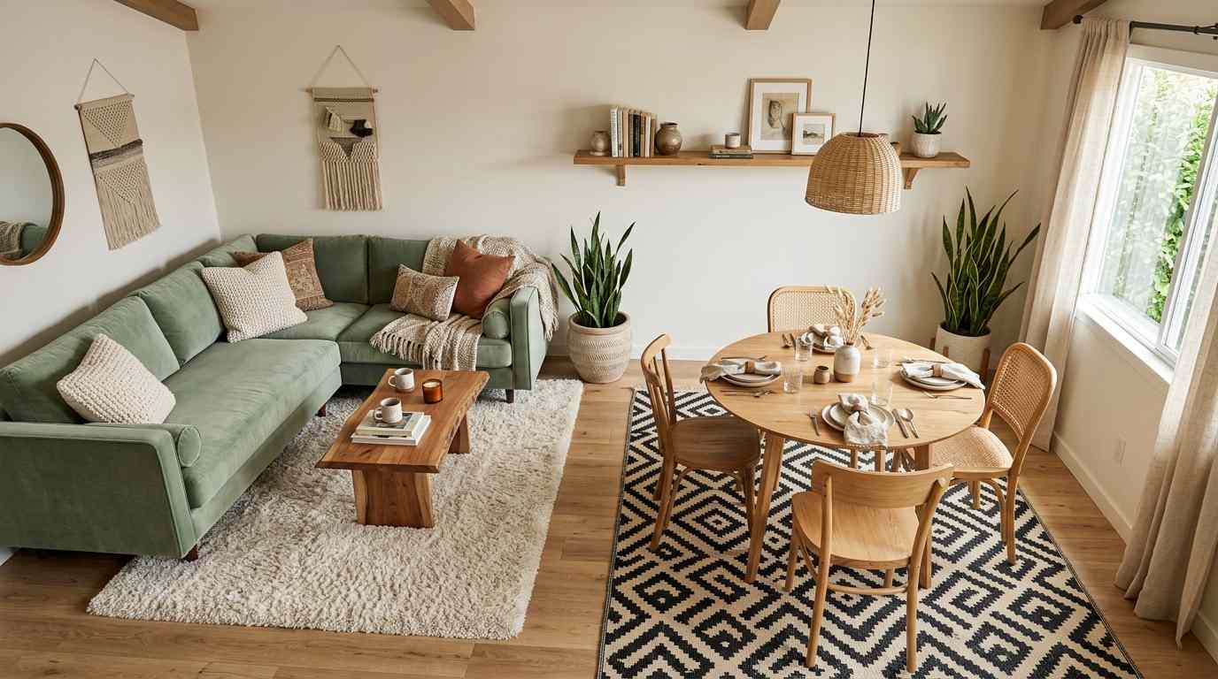 Define Zones With a Simple Area Rug
