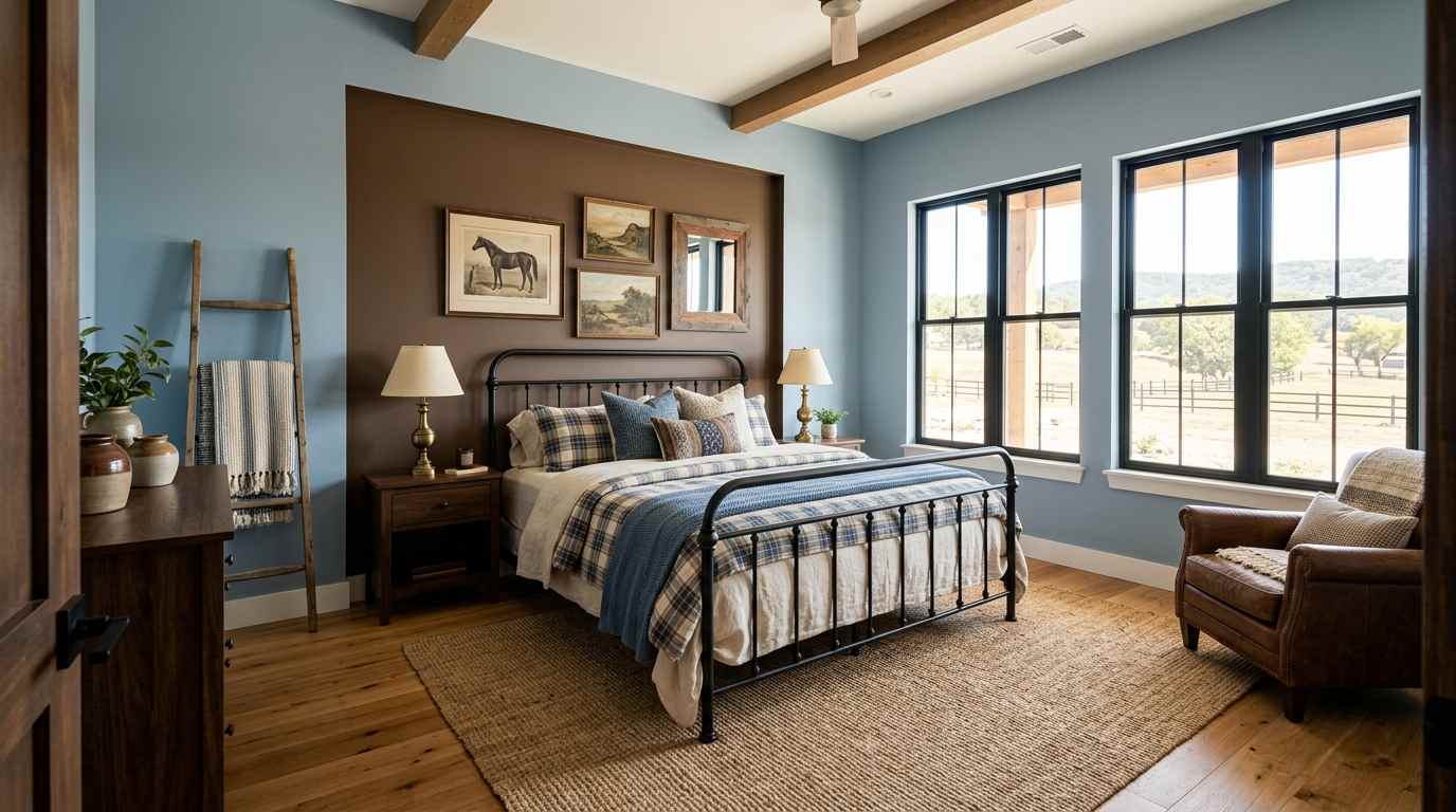 The Blue and Brown Western Palette
