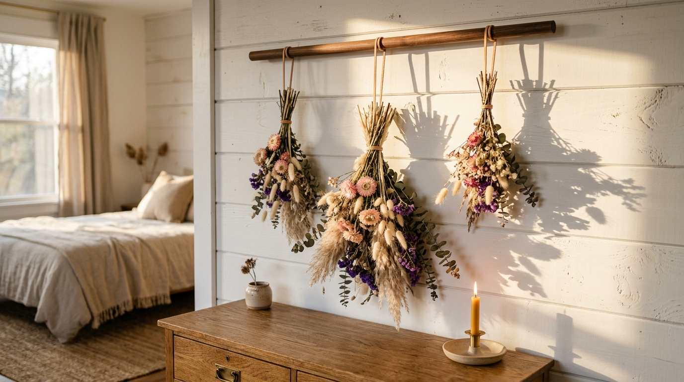 Hanging Dried Florals That Don't Look Dusty