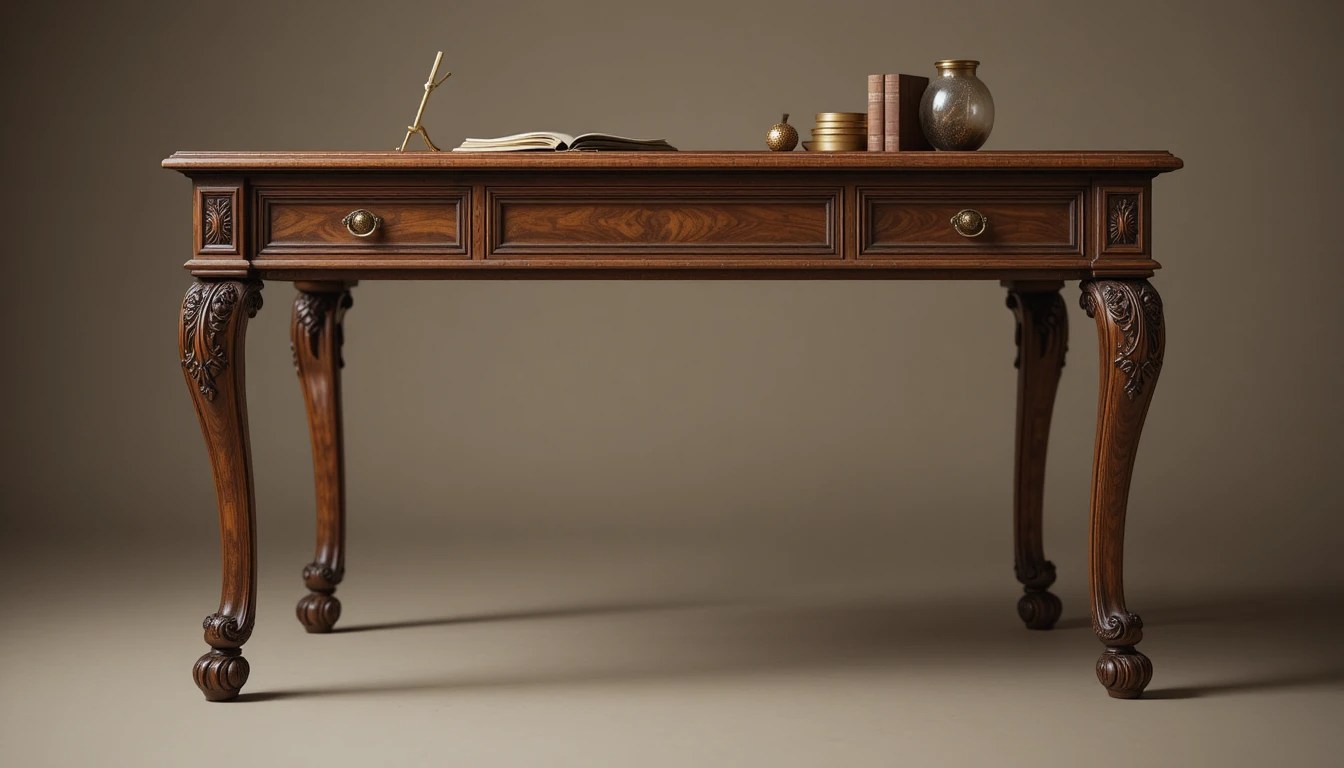 Italian-Style Wooden Table with Character