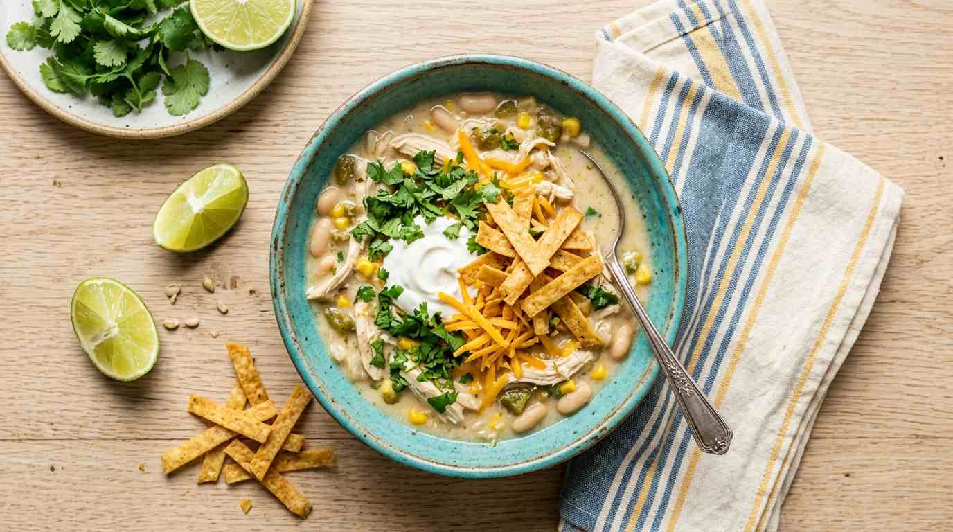Slow Cooker White Chicken Chili