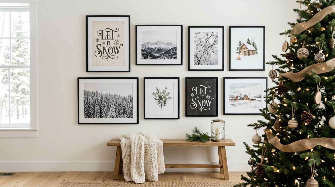 Swap Your Wall Art for Winter Prints