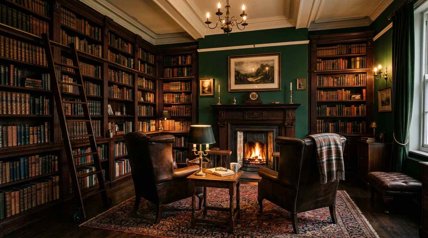 Cozy Library Vibe