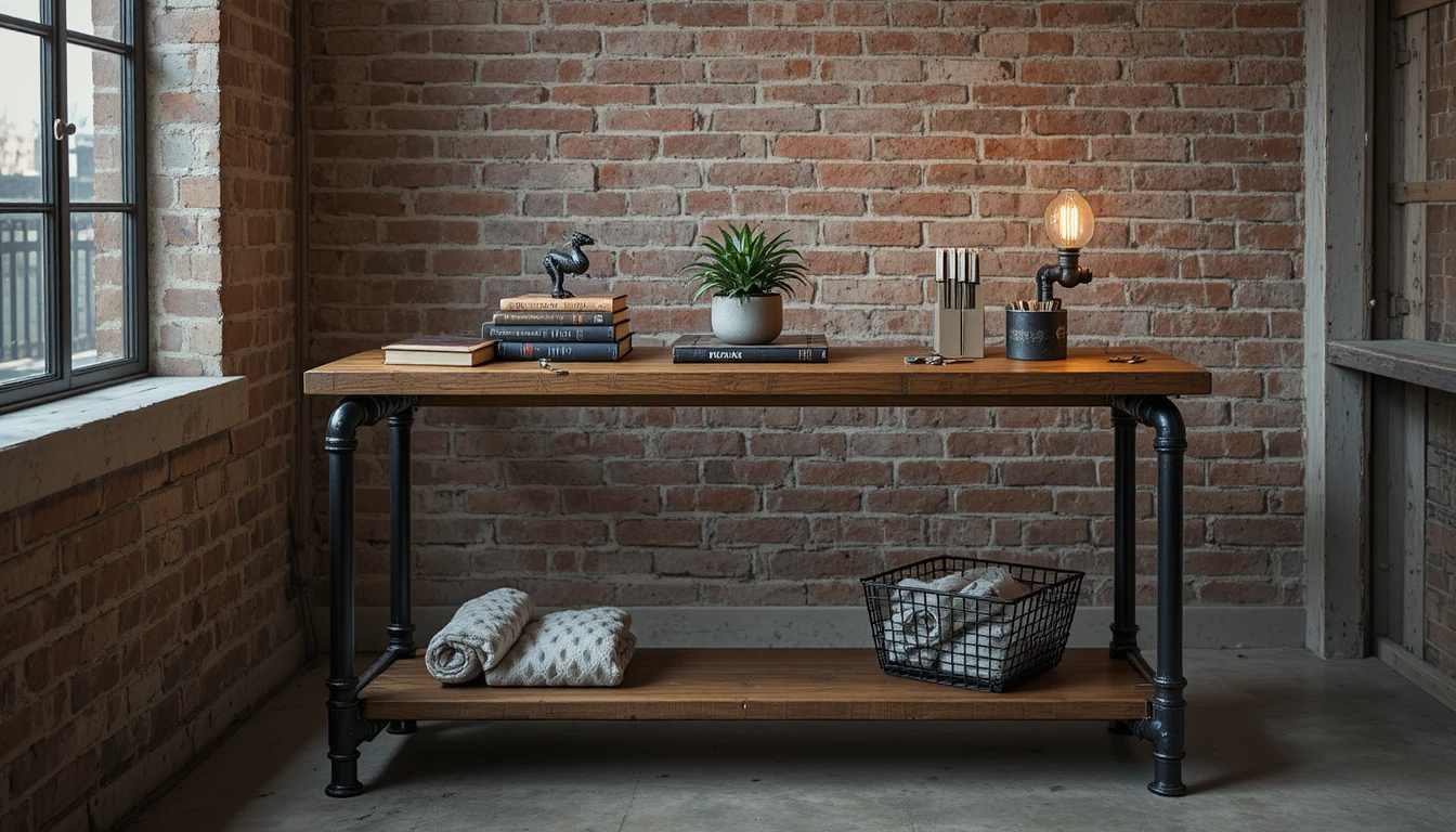 The Industrial Pipe Console Table