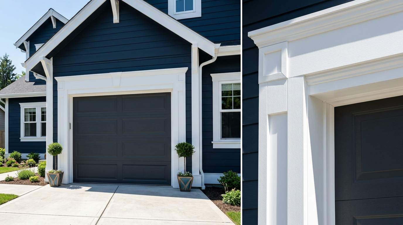  The exterior garage door trim that changes everything