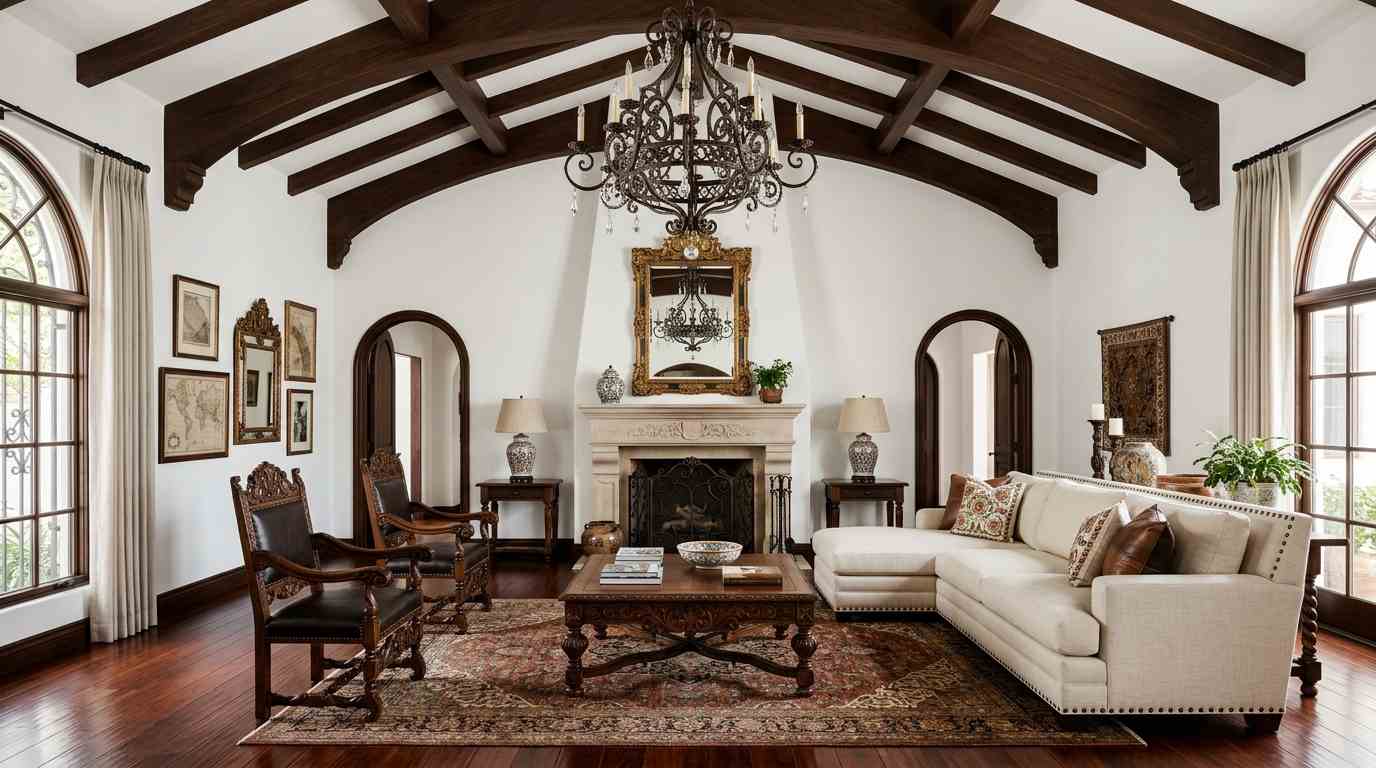 Mediterranean Coastal Living Room