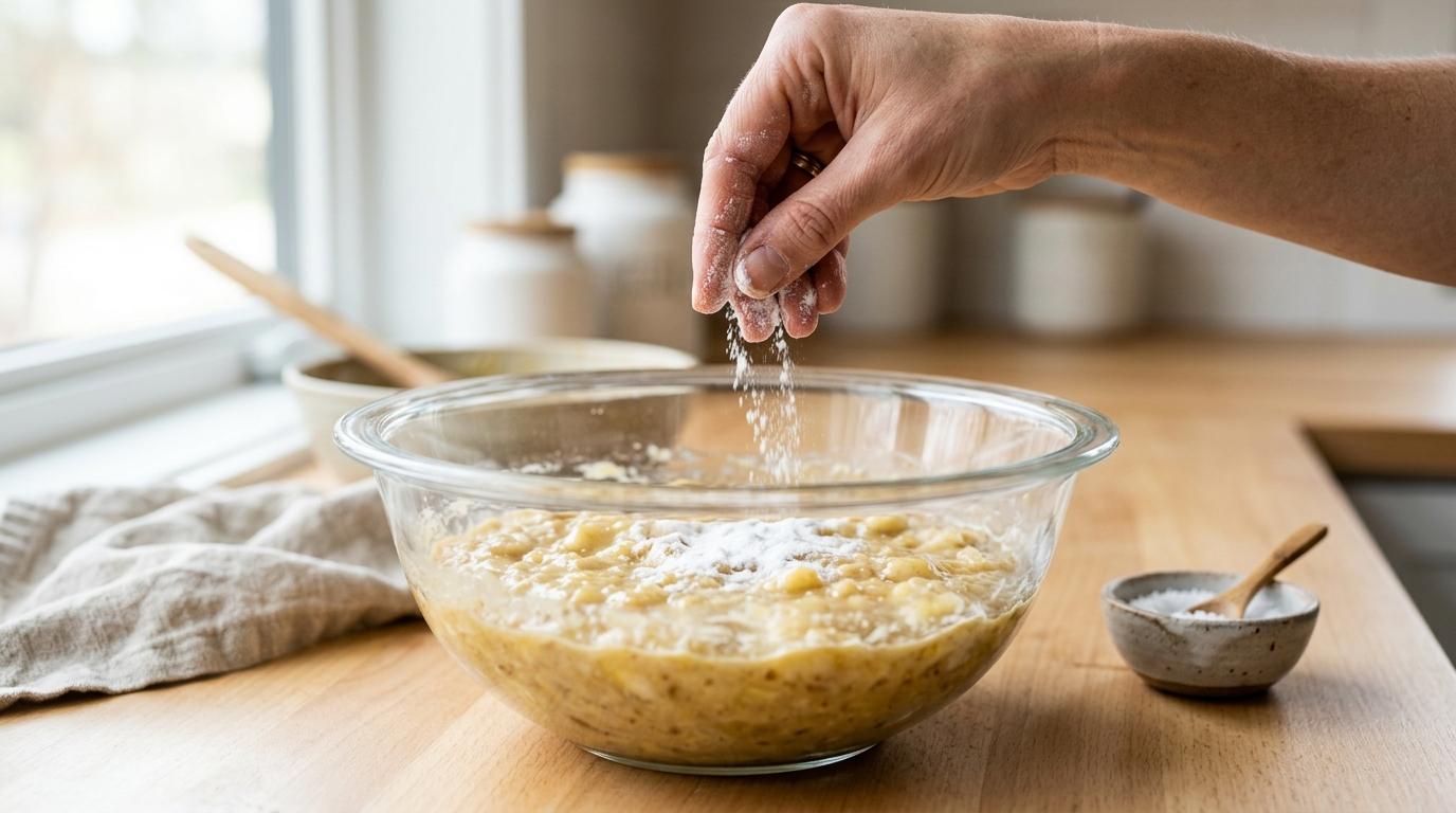 Add Baking Soda and Salt