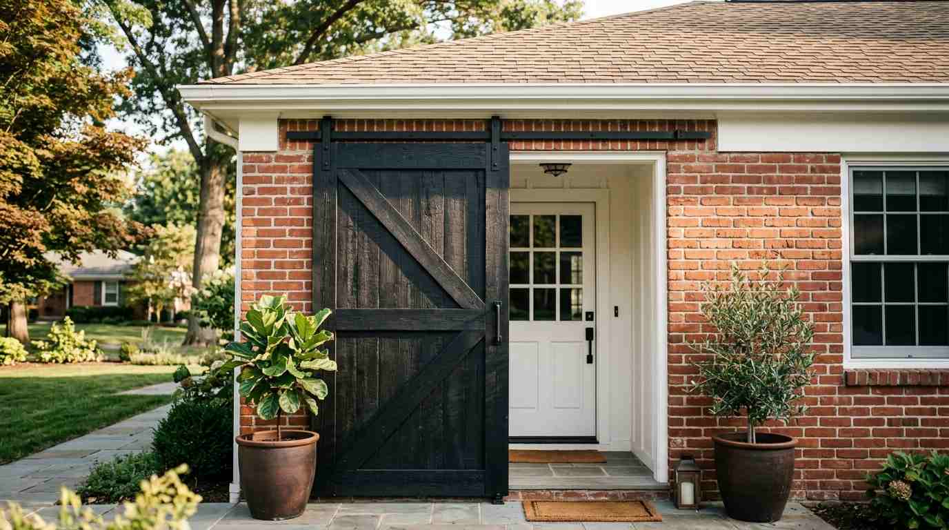 Sliding Barn Door Entry
