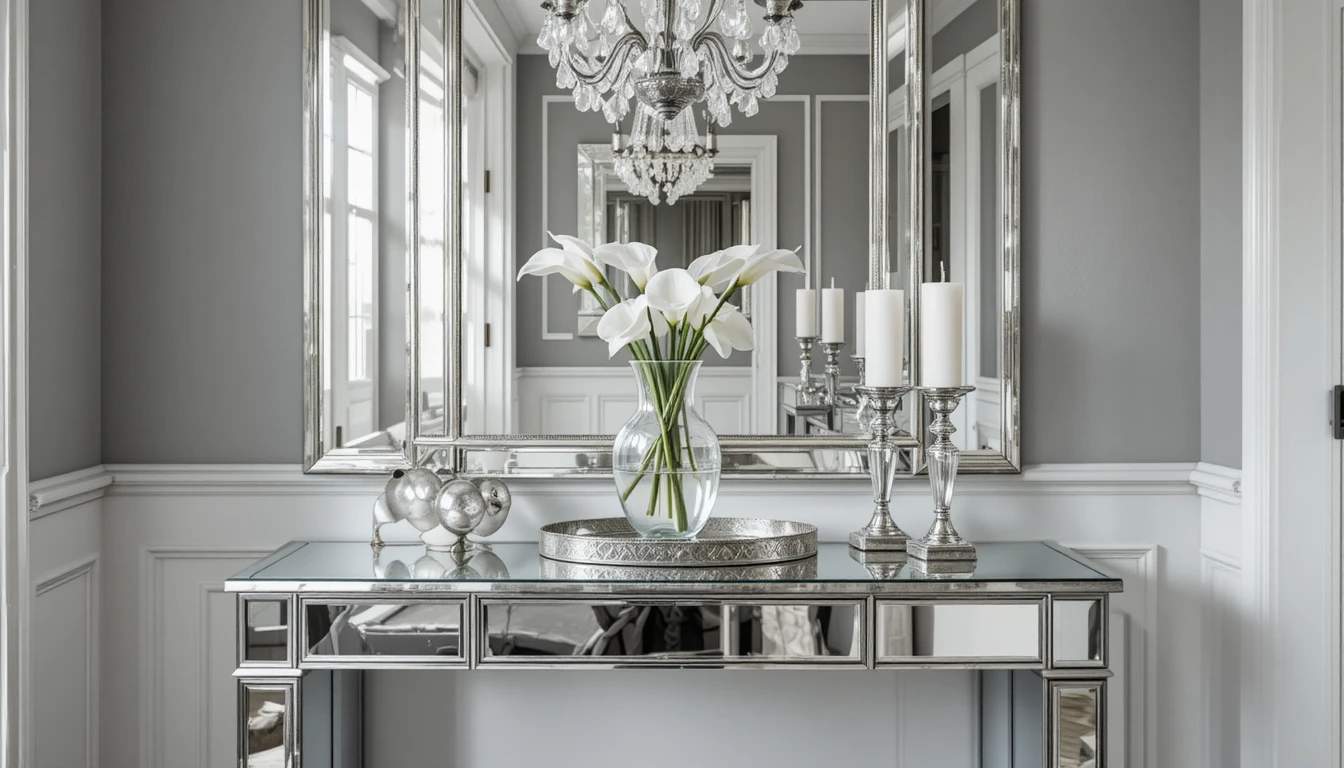 The Mirrored Console Table