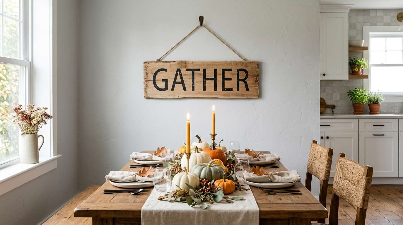 Table runners in plaids and checks