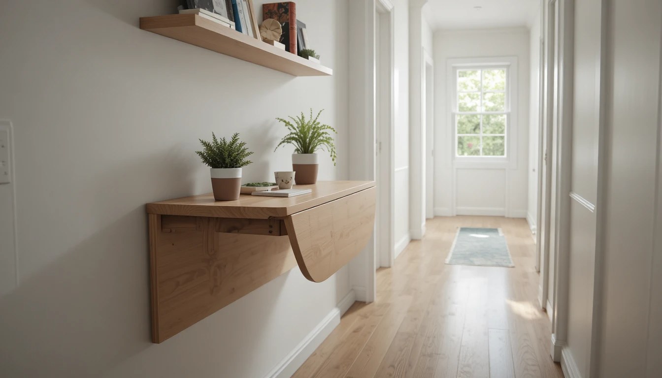 The Foldable Drop-Leaf Console
