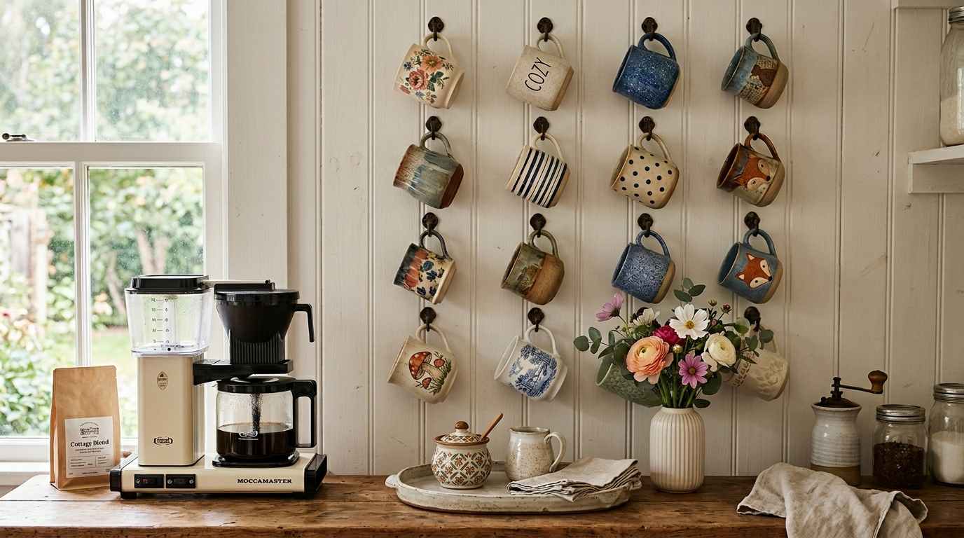 The Mug Display Coffee Station